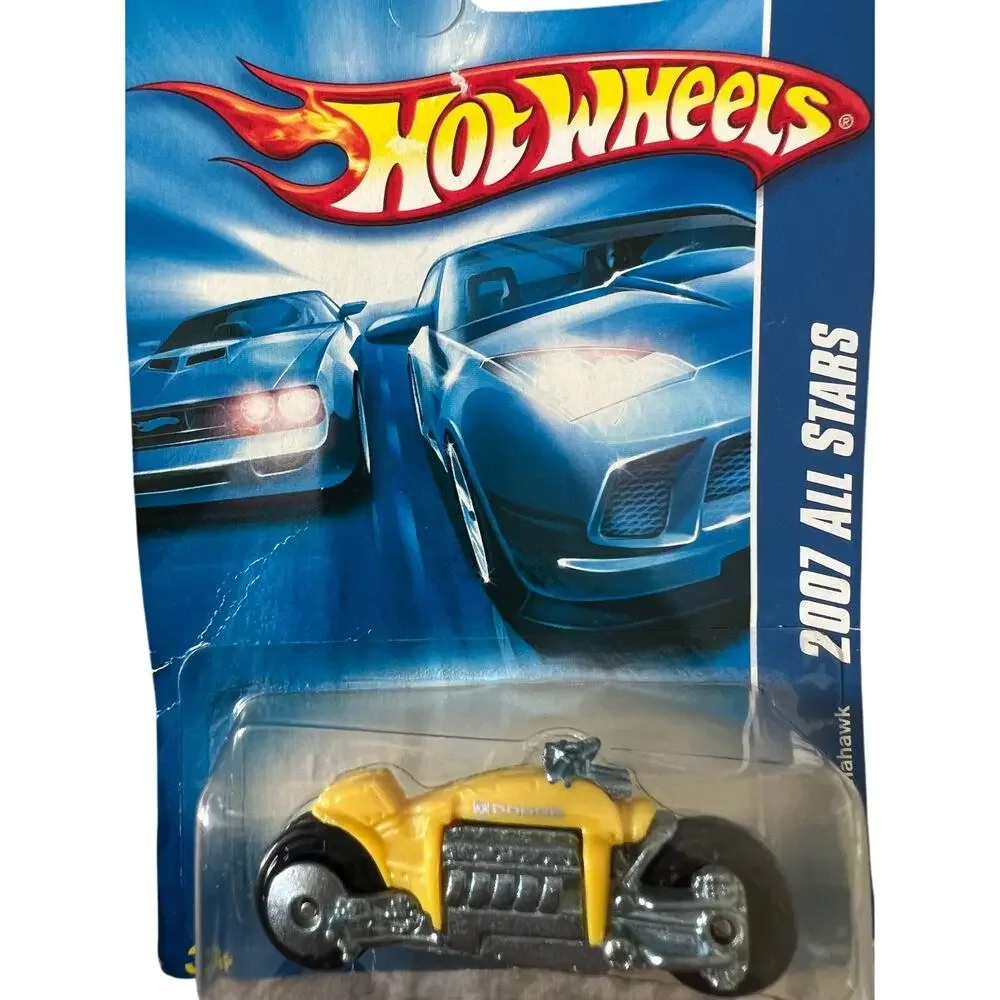Hot Wheels 2007 All Stars Diecast Car Dodge Tomahawk Yellow New